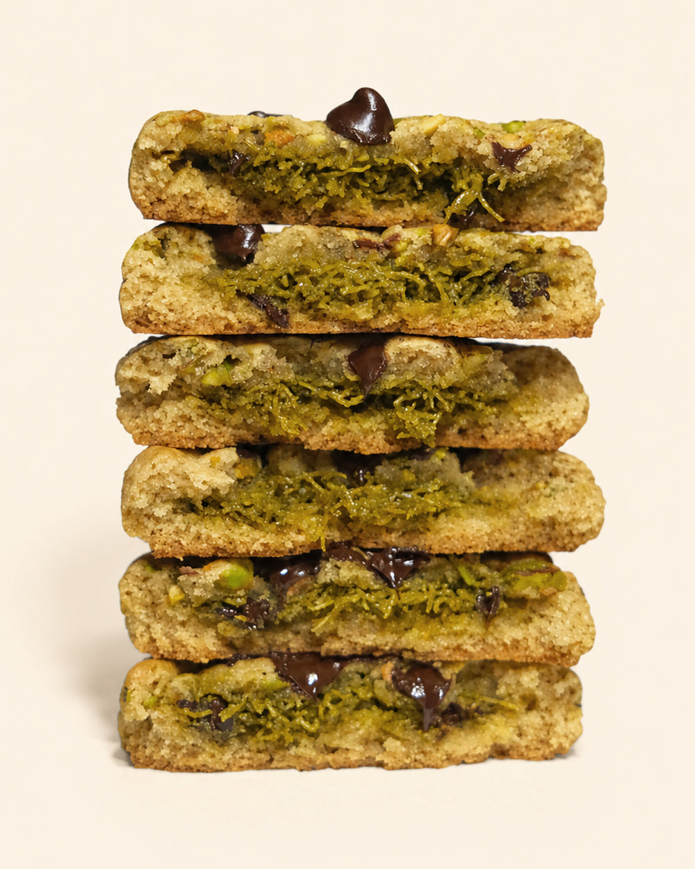 pistachio chocolate cookies